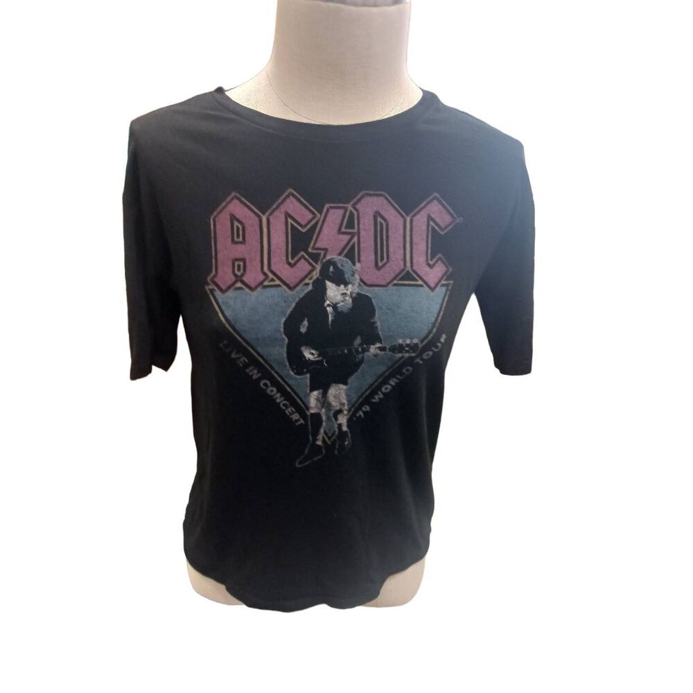 AC/DC band tee tour music festival Unisex small